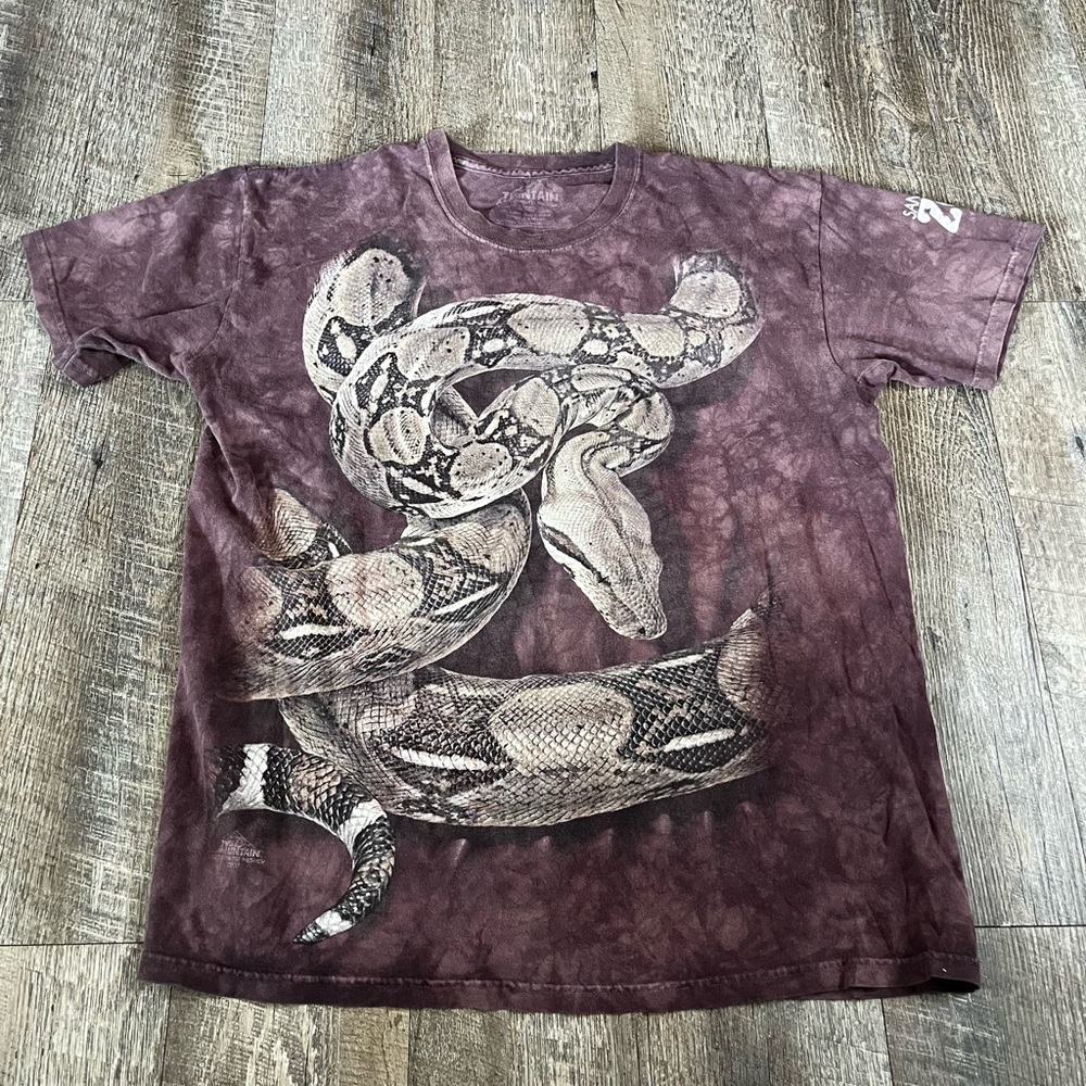 The Mountain Rattle Snake Tyedye Shirt Size Large‎